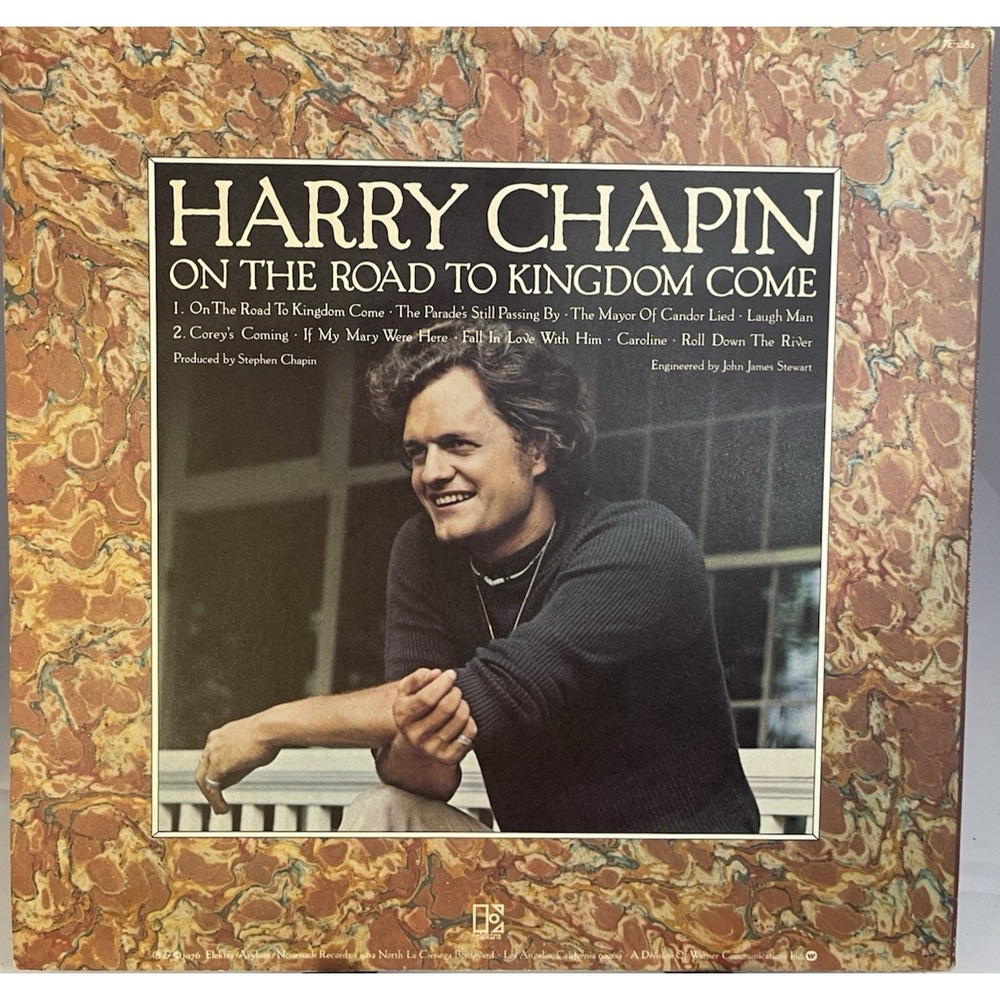 Harry Chapin On The Road To Kingdom Come Vinyl Elektra 7E-1082 1976 Folk Rock LP